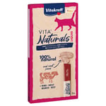 Vitakraft Vita Naturals Liquid-Snack Beef med nötkött - Ekonomipack: 10 x 15 g