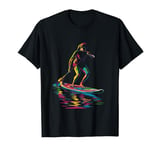 SUP Stand Up Paddling Paddle Board Popart T-Shirt