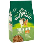 Ekonomipack: 2 x James Wellbeloved kattfoder till lågpris! - Adult Grainfree Turkey (2 x 4 kg)