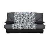 Banquette lit clic-clac BULTEX CALIFORNIA4 tissu gris