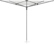 Addis 40m 4 Arm Rotary Washing Line Grey Multiple Tension Adjustment, Folding &