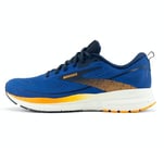 BROOKS Homme Trace 3 Sneaker, Blue Peacoat Orange, 40 EU