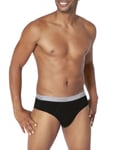 Sloggi Mens Men Go ABC Midi Brief 6 Pack - Black Cotton - Size EU 32 (Mens)