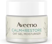 Aveeno Face CALM+RESTORE Oat Gel Moisturiser, 24-Hour Hydration, For... 
