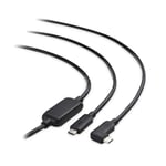 Usb-C Câble Actif Noir Pour Casque Vr Oculus Quest 2 En Noir 5 Mètres Substitut Du Câble Oculus Link Non Compatible Avec La Vidéo Et Pd[VID064942]