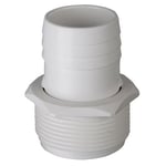 Raccord - GRE - 38-32 mm - fileté - pour pompe de filtration, filtre à sable, stérilisateur