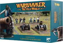 Warhammer the Old World - Empire of Man Cannons & Mortars