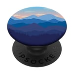 PopSockets Blue Mountain Pop Mount Socket Art Work Tree Woods PopSockets PopGrip: Swappable Grip for Phones & Tablets