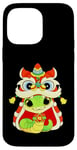 Coque pour iPhone 14 Pro Max Happy Lunar Chinese New Year 2025 Cute Baby Snake Dragon