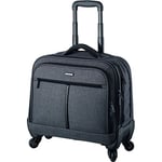 Lightpak Laptop Trolley valise roulante Phoenix, 44 cm, 15 L, Gris