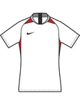 Nike Mixte enfant Legend Jersey S/S Maillot, Blanc/University Red/Noir/Noir, 10 ans EU