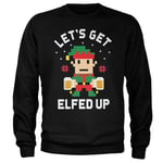 Let's Get Elfed Up Sweatshirt, Sweatshirt