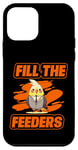 Coque pour iPhone 12 mini Remplissez les mangeoires pour observer les oiseaux