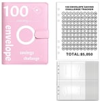 100 Envelopes Money Saving Challenge, 100 Envelope Challenge Binder, Money4020