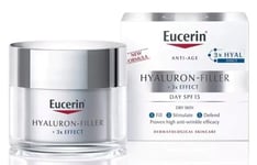 Eucerin Hyaluron-filler+ 3x HYAL Effect Day Cream SPF15 Dry Skin 50ml