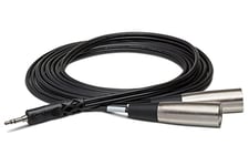 Hosa CYX-402M Câble Y TRS vers XLR3H 2 m Noir