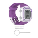 Garmin Forerunner 10 Pehmeä Sportti Kello Vaihdettava Hihna, Pituus: 21.5cm - Violetti