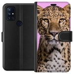 OnePlus Nord N10 5G Sort Lommebokdeksel Leopard