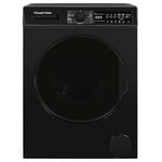 Russell Hobbs Freestanding Washing Machine, 9kg Capacity, 1400 rpm, 15 Programmes, Eco Technology, Rapid Wash Cycles, Black, RH914W116B