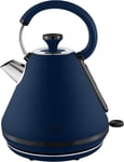 Tower Sera Pyramid Kettle with Smoked Black Trim T10079MNB (Midnight Blue)