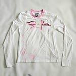 Nike ACG Women's Long Sleeve Top Size XL White Pink All Conditions Gear NWT