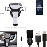  For Asus Zenfone 8 Flip Airvent mount + CHARGER holder cradle bracket car clamp