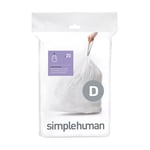 Simplehuman - Pack de 20 sacs poubelle 20L code d