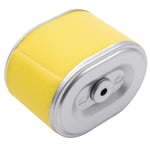 vhbw Filtre de rechange avec préfiltre compatible avec Honda GX 200 T, GX 200 U, GX160 H1 tondeuse à gazon - 10 x 7,4 x 6,9cm argenté/jaune