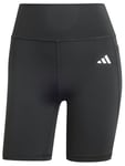 adidas Femme Optime Essentials Stash Pocket 7inch Short Leggings, black, L Short