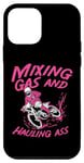 Coque pour iPhone 12 mini Mélange de gaz et de transport - Dirt Racer Dirt Biking Dirt Bike