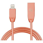 Aquarius Lightning to USB Sync Cable Rose Gold 1 m