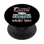 Camping-car Queen Classy Sassy Smart Assy Fun Camping PopSockets PopGrip Adhésif