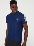 adidas Mens Running Own The Run T-shirt - White, White, Size Xl, Men