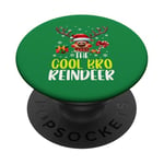 Un Noël amusant à assortir avec Family The Cool Bro Reindeer Boys PopSockets PopGrip Adhésif