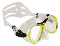 SEAC Capri MD, Masque de Plongée en Silicone pour Garçons, Idéal pour Snorkeling et Plongée, Jaune