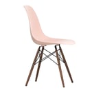 Vitra - Eames Plastic Chair DSW - 41 Pale Rose - Dark Maple - Spisestoler - Charles & Ray Eames - Rosa - Metall/Tre/Plast