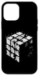 Coque pour iPhone 12 mini Illustration de journal Magic Cube – Vintage Cube Lover