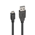 Cables USB-Accsup Cable USB Vers Micro USB 3M Noir