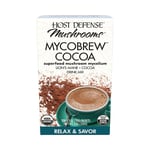 Host Defense MycoBrew Cocoa Powder Box of 10 packets, Drink Mix with Lion's Mane