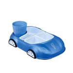 Chic.Mic Bioloco Plant Kids BPKS101 Set de plantation de voiture en plastique PLA pour enfant - Couleur : bleu clair - Passe au micro-ondes