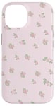 Coque pour iPhone 14 Rose pâle Fleurs Coquette Rose Doux Floral Girly