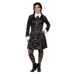 Rubie's 702528M000 Wednesday Addams Adult, Female, Black, M