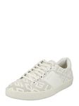 Guess Homme NOLA Chaussure de Gymnastique, Blanc, 40 EU