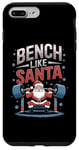 Coque pour iPhone 7 Plus/8 Plus Salle de sport Bench Like Santa Christmas