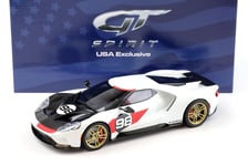 1:18 GT Spirit ACME US037 Ford GT Heritage Édition #98 Blanc Gelé 2021