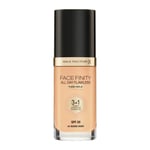 Max Factor Face Finity All Day Flawless 3 In 1 62 Warm Beige Foundation 30ml