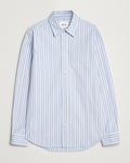 NN07 Colby Poplin Striped Shirt Blue/White