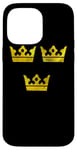 iPhone 14 Pro Max 3 Crowns Tre Kronor of Sweden Swedish Case