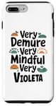 iPhone 7 Plus/8 Plus VIOLETA Personalized Very Demure Very Mindful VIOLETA Name Case