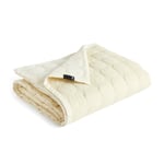 HAY Mega Dot sengeteppe organic 195x245 cm Ivory